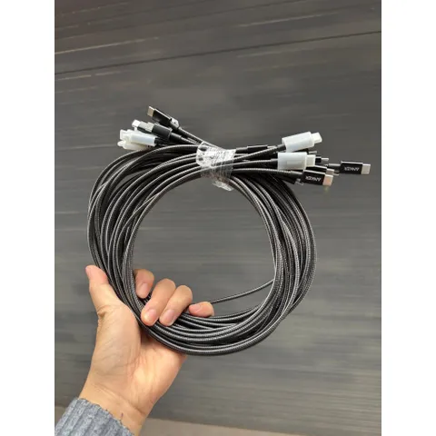 Cáp Sạc Nhanh Anker C to C 60W/100W A8753/A8756 Dây Dù Nylon Bện, Chip e-Marker, Truyền Data 480Mbps 788831