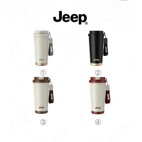 Cốc Giữ Nhiệt Jeep 500ml Inox 316 Cao Cấp – Ly Cafe Chống Tràn