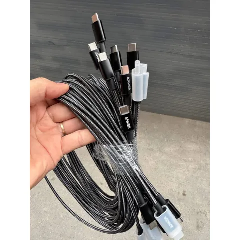 Cáp Sạc Nhanh Anker C to C 60W/100W A8753/A8756 Dây Dù Nylon Bện, Chip e-Marker, Truyền Data 480Mbps 788831