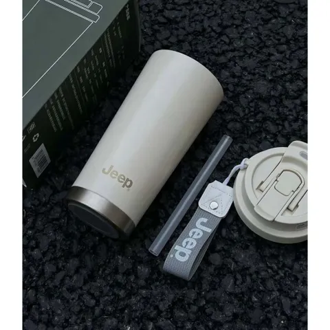 Cốc Giữ Nhiệt Jeep 500ml Inox 316 Cao Cấp – Ly Cafe Chống Tràn