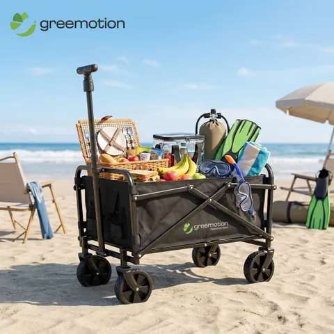 Xe kéo gấp gọn đa năng mini hãng Greemotion ( Đức ), để cốp xe hơi, đi dã ngoại, camping, du lịch 788835