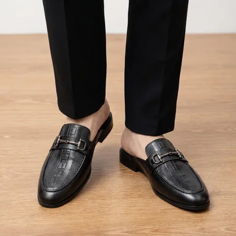 Giày Sục Nam Chụp Kỷ Yếu Tinh Tế - Giầy Sục Nam Khóa Vàng Mui Vân Cá Sấu Đế Đúc 3cm Chống Trượt Mới Cao Cấp G69