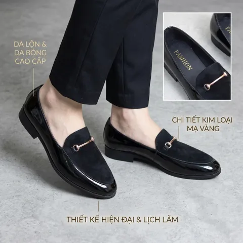 Giày Da Nam Giày Lười Nam Cao Cấp Da Mềm Đế Khâu Chắc Chắn Giày Tây Nam Đẹp Thời Trang Công Sở Lịch Lãm Mới RUNO G3