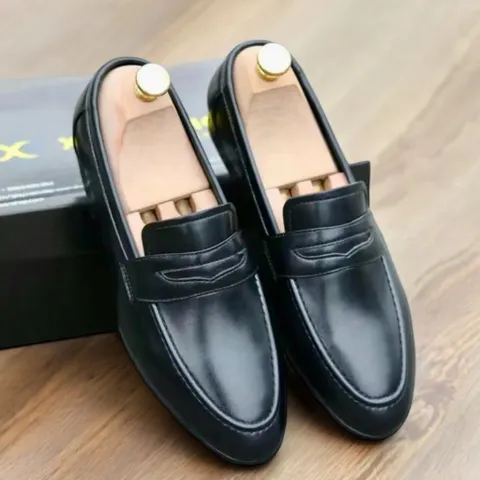 Giày Loafer Nam Da Trơn Classic Giày Âu Nam Không Dây Lịch Lãm Giày Tây Nam Công Sở Đế Khâu RUNO G15