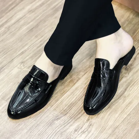 Giày Sục Nam Đế Đúc 3cm Chống Trượt - Giày Xục Nam Da PU Thiết Kế Sang Trọng - Sục Lười Nam Siêu Mềm Mại RUNO G37