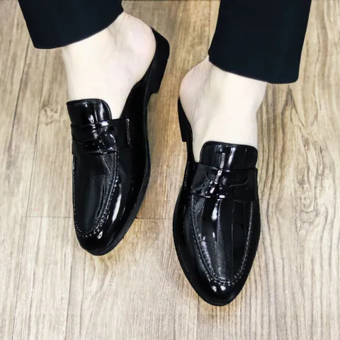 Giày Sục Nam Đế Đúc 3cm Chống Trượt - Giày Xục Nam Da PU Thiết Kế Sang Trọng - Sục Lười Nam Siêu Mềm Mại RUNO G37