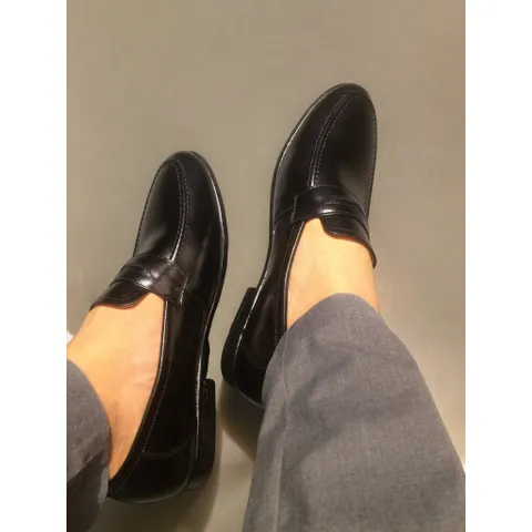 Giày Loafer Nam Da Trơn Công Sở Giày Âu Nam Không Dây Lịch Lãm Giày Tây Nam Công Sở Đế Khâu Chụp Kỷ Yếu Mới RUNO G15