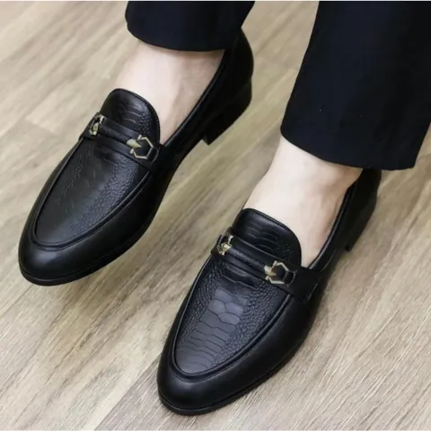 Giày Cưới Chú Rể Vân Đà Điểu Sang Trọng Giày Âu Nam Chụp Kỷ Yếu Lịch Lãm Công Sở Đế Mềm Khâu Chắc Chắn Bền Đẹp RUNO G28
