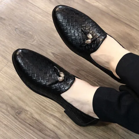 Giày Âu Nam Lịch Lãm - Giày Tây Nam Trẻ Trung Đế Mềm Khâu Sẵn Đi Làm Đi Chơi Da PU Cao Cấp Chống Nhăn Bền RUNO G1