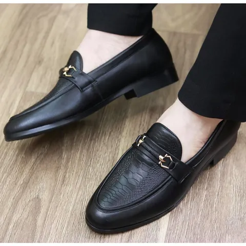 Giày Cưới Chú Rể Vân Đà Điểu Sang Trọng Giày Âu Nam Chụp Kỷ Yếu Lịch Lãm Công Sở Đế Mềm Khâu Chắc Chắn Bền Đẹp RUNO G28