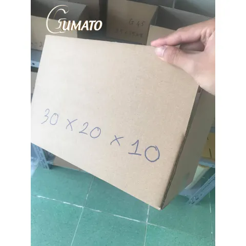 Hộp carton đóng hàng 30x20x10 đựng giày cứng bảo quản giầy trong quá trình vận chuyển, hộp giấy gói hàng đồ RUNO