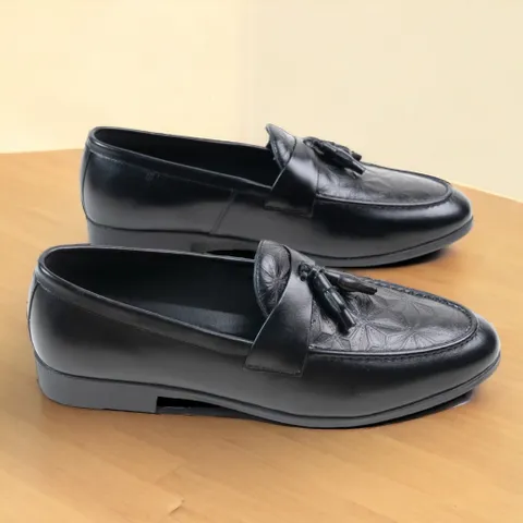 Giày Tây Nam Công Sở Vân 3D Cao Cấp Giày Âu Nam Không Dây Đế Khâu Chắc Chắn Giày Nam Đi Tiệc Lịch Lãm Mới Đẹp RUNO G8
