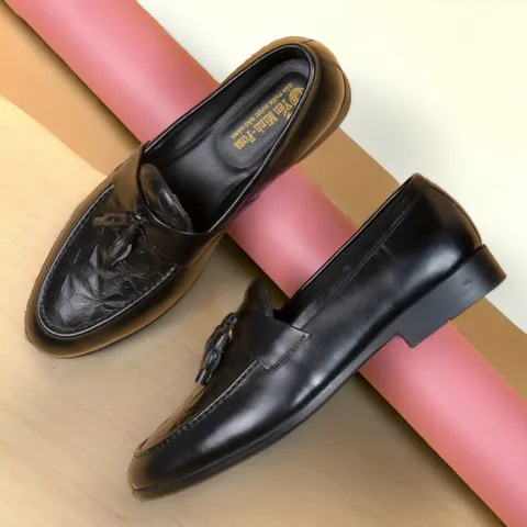Giày Tây Nam Công Sở Vân 3D Cao Cấp Giày Âu Nam Không Dây Đế Khâu Chắc Chắn Giày Nam Đi Tiệc Lịch Lãm Mới Đẹp RUNO G8