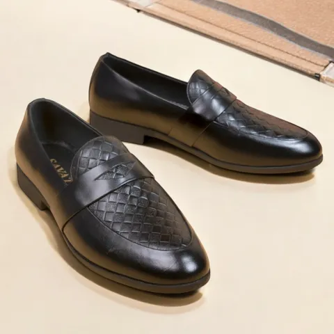Giày Thời Trang Nam Loafer Vân Caro Độc Đáo Giày Âu Nam Chụp Kỷ Yếu Lịch Lãm Công Sở Đế Khâu Siêu Bền Đẹp Rẻ RUNO G24