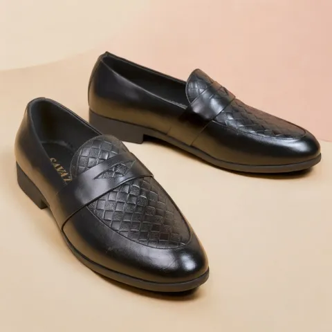 Giày Thời Trang Nam Loafer Vân Caro Độc Đáo Giày Âu Nam Chụp Kỷ Yếu Lịch Lãm Công Sở Đế Khâu Siêu Bền Đẹp Rẻ RUNO G24