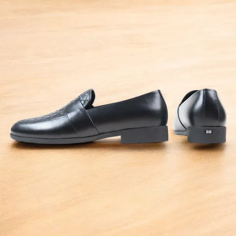 Giày Tây Nam Vân Caro Dập Nổi Đẹp Giày Âu Nam Chụp Kỷ Yếu Loafer Lịch Lãm Công Sở Đế Khâu Chắc Chắn Bền Đẹp RUNO G24