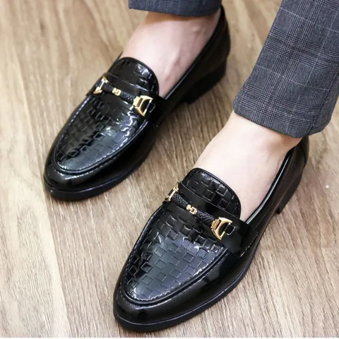 Giày Tây Nam Công Sở Loafer Đen Giầy Da Nam Trẻ Trung Giày Nam Chính Hãng Khâu Đế Siêu Bền Đẹp Rẻ Mới RUNO G35