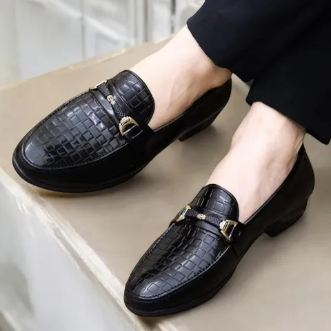 Giầy Tây Nam Công Sở Loafer Đen Giày Nam Đẹp Trẻ Trung Giày Cưới Chú Rể Nam Cao Cấp Khâu Đế Bền Rẻ Mới Nhất RUNO G35