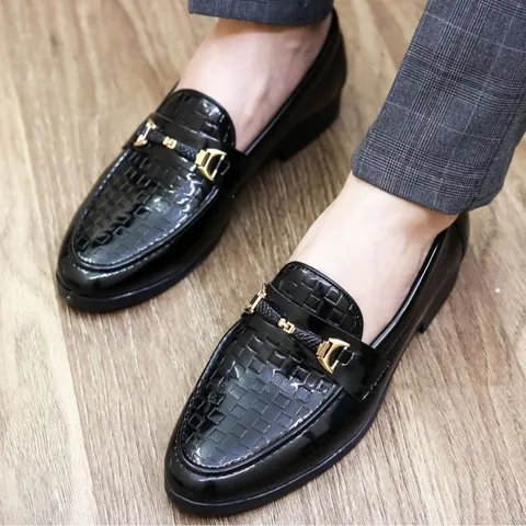 Giầy Tây Nam Công Sở Loafer Đen Giày Nam Đẹp Trẻ Trung Giày Cưới Chú Rể Nam Cao Cấp Khâu Đế Bền Rẻ Mới Nhất RUNO G35