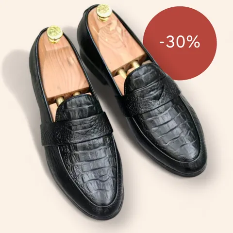 Giày Thời Trang Nam Vân Cá Sấu Tối Giản Giày Âu Nam Slip-on Chụp Kỷ Yếu Lịch Lãm Công Sở Đế Khâu Bền Đẹp Giá Rẻ RUNO G21