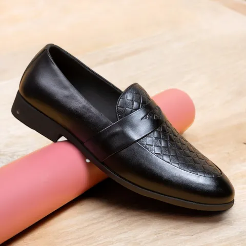 Giày Lười Nam Vân Caro Loafer Sang Trọng Giày Âu Nam Chụp Kỷ Yếu Công Sở Đế Khâu Siêu Bền Đẹp Rẻ Mới Nhất RUNO G24