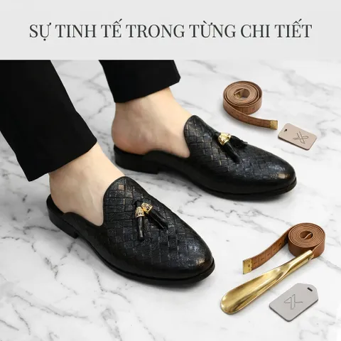 Sục Nam Da Bò Cao Cấp - Giầy Sục Nam Công Sở Đế Cao Su Đúc Chống Trượt Mềm Êm Chất Lượng Kiểu Dáng Đẹp RUNO G2