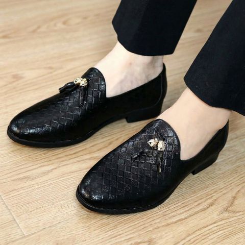 Giày Nam Chính Hãng - Giày Tây Nam Đen Bóng Có Khâu Đế Bền Bỉ Cho Mọi Lứa Tuổi Đi Công Sở Chụp Kỷ Yếu Đẹp RUNO G1