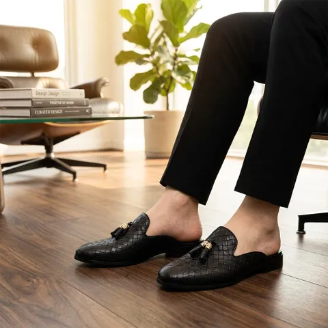 Giày Sục Da Nam Cao Cấp - Sục Lười Nam Đế Đúc Nguyên Khối Chống Trượt Phối Đồ Chụp Ảnh Kỉ Yếu Sang Trọng Đẹp RUNO G2