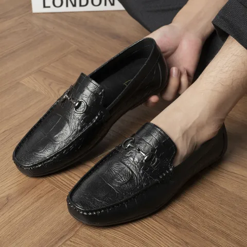 Giày Mọi Nam Moccasin Da Mềm Êm Chân Giày Moca Nam Công Sở Trẻ Trung Đế Cao Su Khâu Chỉ Bền Đẹp Rẻ RUNO G31