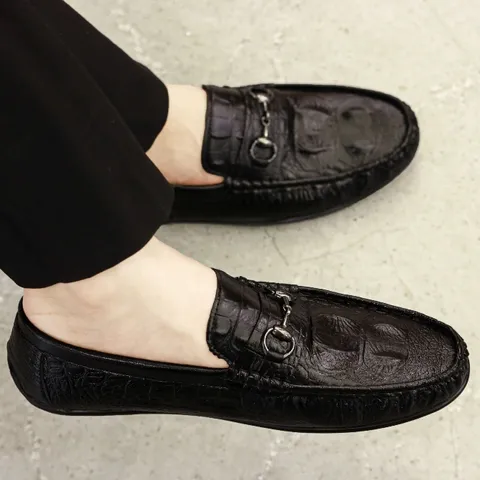 Giày Mọi Nam Moccasin Da Mềm Êm Chân Giày Moca Nam Công Sở Trẻ Trung Đế Cao Su Khâu Chỉ Bền Đẹp Rẻ RUNO G31
