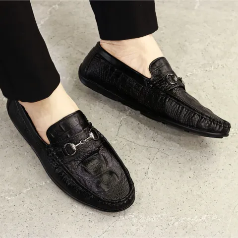 Giày Mọi Nam Moccasin Da Mềm Êm Chân Giày Moca Nam Công Sở Trẻ Trung Đế Cao Su Khâu Chỉ Bền Đẹp Rẻ RUNO G31
