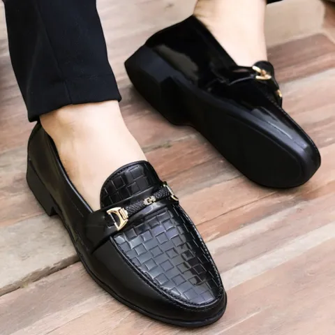 Giày Tây Nam Công Sở Loafer Đen Bóng Giày Âu Nam Trẻ Trung Giày Nam Cao Cấp Chống Trơn Trượt Bền Rẻ Đẹp RUNO G35