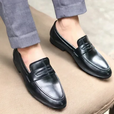 Giày Cưới Chú Rể Da Trơn Lịch Lãm Giày Âu Nam Không Dây Đế Khâu Chắc Chắn Công Sở Mới Chụp Kỷ Yếu Đẹp Rẻ RUNO G15