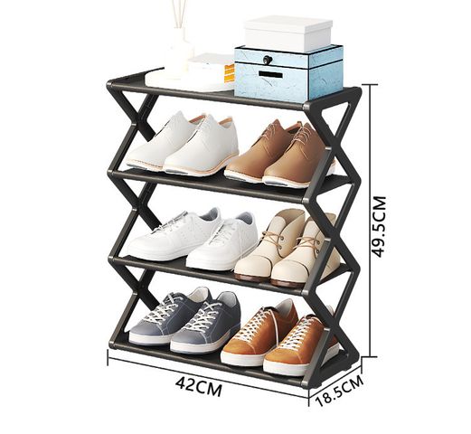 Kệ để giày hình chữ X đơn giản 42 x 49,5 x 18,5cm