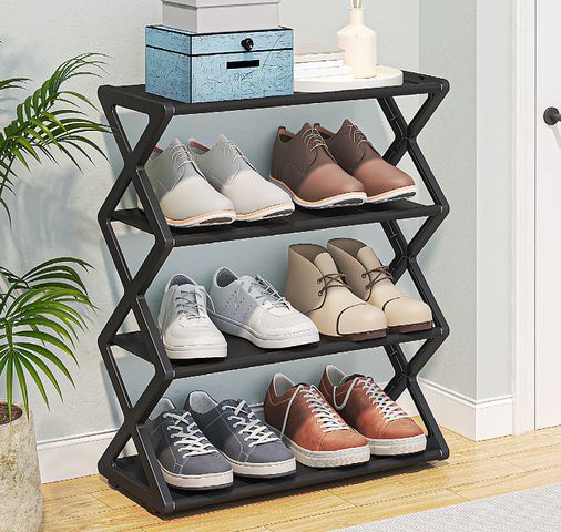 Kệ để giày hình chữ X đơn giản 42 x 49,5 x 18,5cm