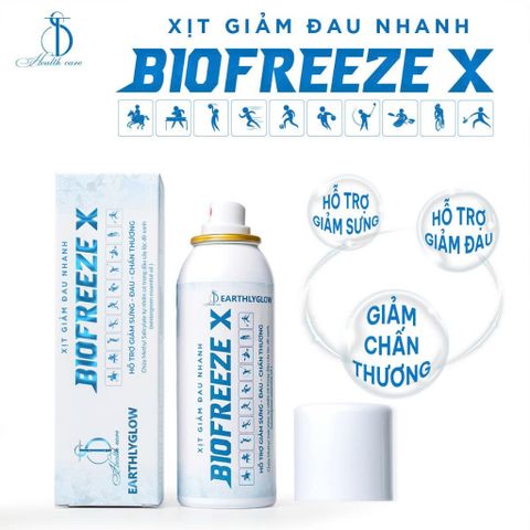 [CHÍNH HÃNG] Chai Xịt Lạnh Giảm Đau Cấp Tốc BIOFREEZE X (150ml) – Thư Giãn Cơ Khớp, Giảm Mỏi Cho Dân Thể Thao & Văn Phòn