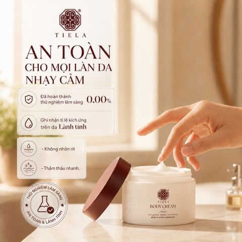 Kem Dưỡng Ẩm Sáng Mịn Body TIELA Body Cream 200ml Lưu Hương Sang Trọng [hàng nhập khẩu]