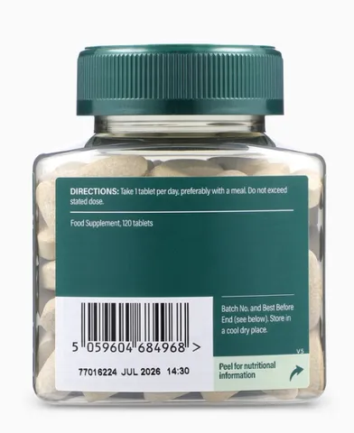 DATE [ 07/2027] VEGAN - Viên uống bổ sung vitamin tổng hợp thuần chay  Holland & Barrett ABC to Z, 120 viên Anh Quốc