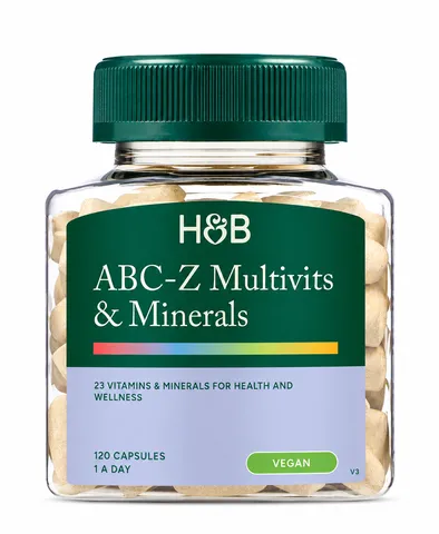DATE [ 07/2027] VEGAN - Viên uống bổ sung vitamin tổng hợp thuần chay  Holland & Barrett ABC to Z, 120 viên Anh Quốc