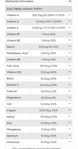 DATE [ 07/2027] VEGAN - Viên uống bổ sung vitamin tổng hợp thuần chay  Holland & Barrett ABC to Z, 120 viên Anh Quốc