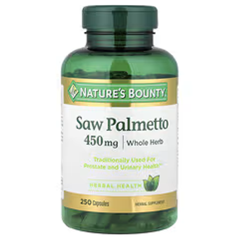 Nature's Bounty, Chiết xuất cây cọ lùn, 450 mg, 250 viên