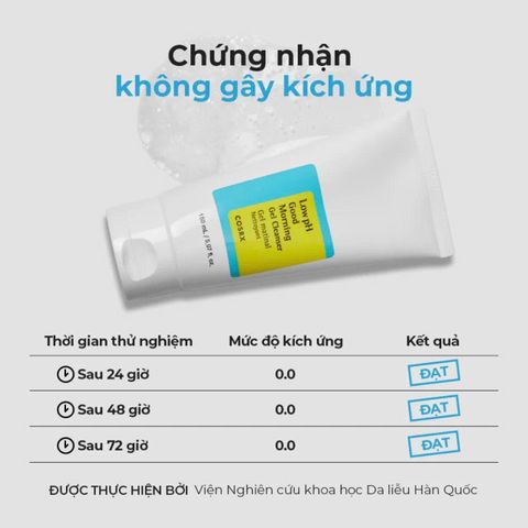 Sữa Rửa Mặt Dạng Gel Cosrx Low Ph Good Morning Gel Cleanser 150ml