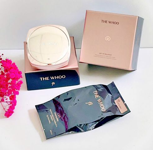 Phấn Nước Hoàng Hậu Whoo Cheonyuldan Signature Cushion Foundation SPF35/PA++ Tone Sáng 21 - Kem Nền Dưỡng Ẩm, Bắt Sáng, Chống Nắng