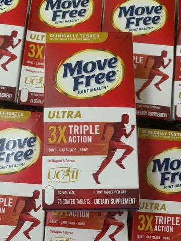 Viên uống Schiff Move Free Ultra 3X Triple Action |75 viên| Giảm đau nhức khớp hiệu quả - Bảo vệ & Tái tạo sụn khớp [S/P Chuẩn Mỹ]