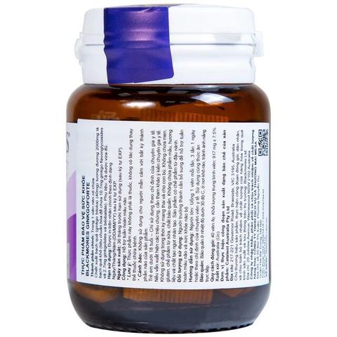 Viên uống Blackmores Ginkgo Forte hỗ trợ tuần hoàn máu não (40 viên)