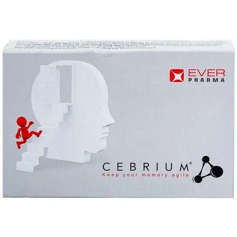 Viên hỗ trợ tăng khả năng tập trung Cebrium Ever Pharma (3 vỉ x 10 viên)
