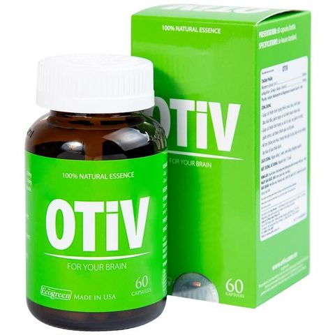 Viên uống Ecogreen OTiV 60 viên hỗ trợ bổ não, tăng cường trí nhớ và duy trì sự minh mẫn