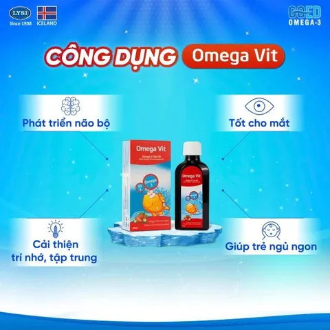 Siro bổ não Omega Vit Botafarma (100ml)