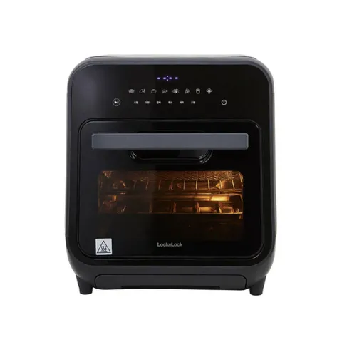 Nồi Chiên Hấp Chân Không LockLnLock Steam Air Fryer Oven 12.5L EJF693GRY - Hàng Chính Hãng Bảo Hành 2 Năm