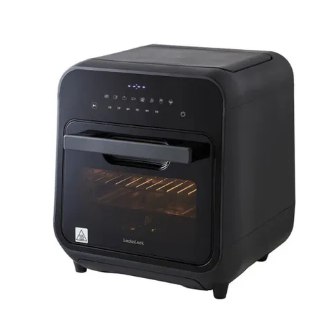 Nồi Chiên Hấp Chân Không LockLnLock Steam Air Fryer Oven 12.5L EJF693GRY - Hàng Chính Hãng Bảo Hành 2 Năm